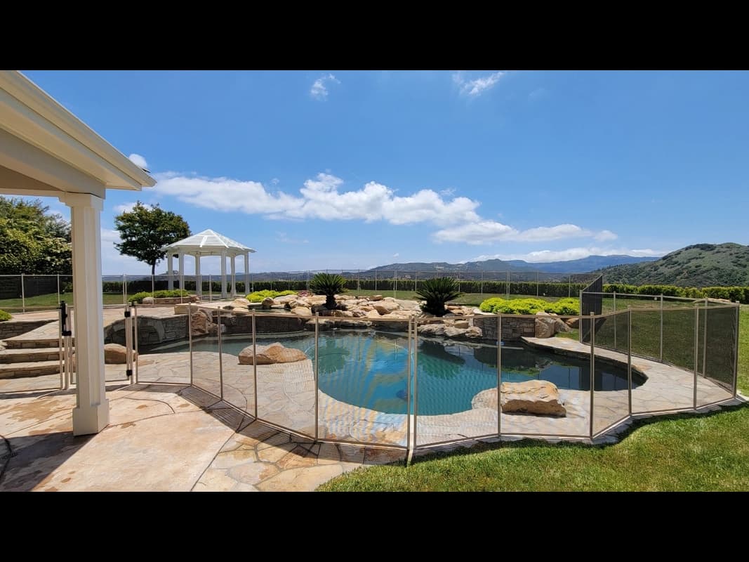 Professional pool fence installation